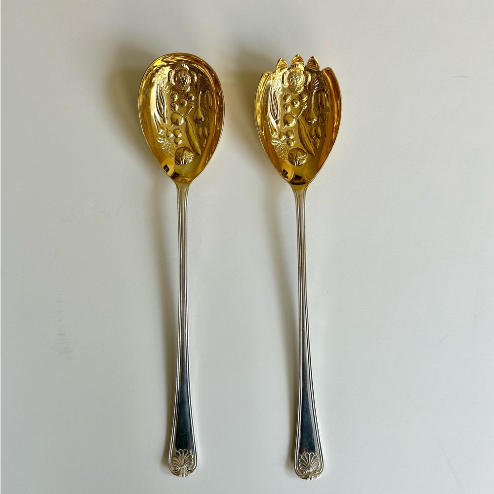 Grandma’s Vintage Silver/gold Serving Pieces. SUPER FAST SHIPPING
